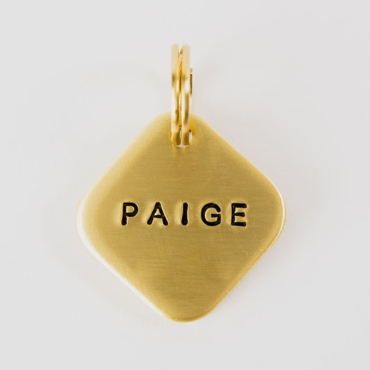 Diamond Shaped Dog Tag